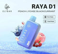 ELF BAR RAYA D1 – Peach Lychee Blackcurrant - Vape Shop Manali VapeshopManali