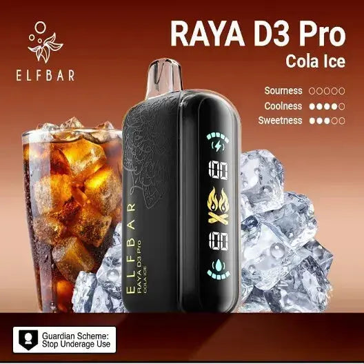 Elf Bar Raya D3 Pro 30K – Cola Ice - Vape Shop Manali VapeshopManali