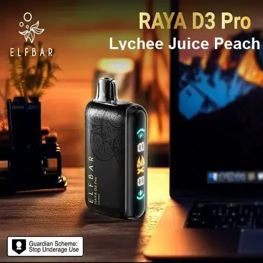 Elf Bar Raya D3 Pro 30K – Lychee Juicy Peach - Vape Shop Manali VapeshopManali