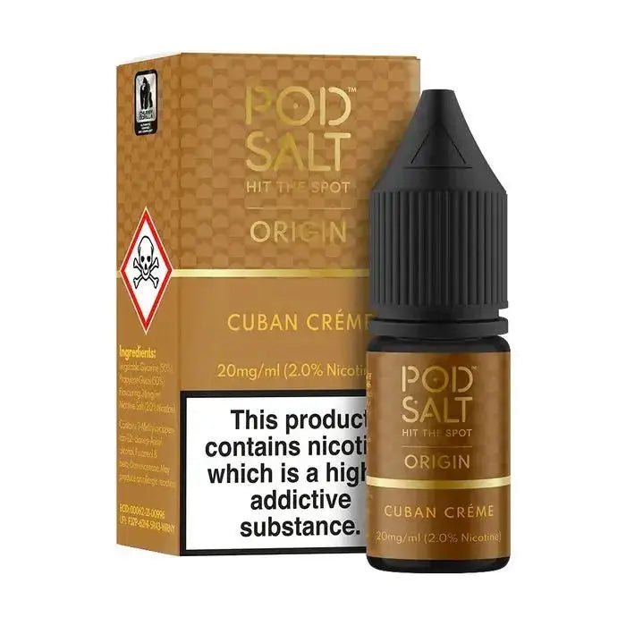 POD SALT CUBAN CREME – Nicotine Salt - Vape Shop Manali VapeshopManali