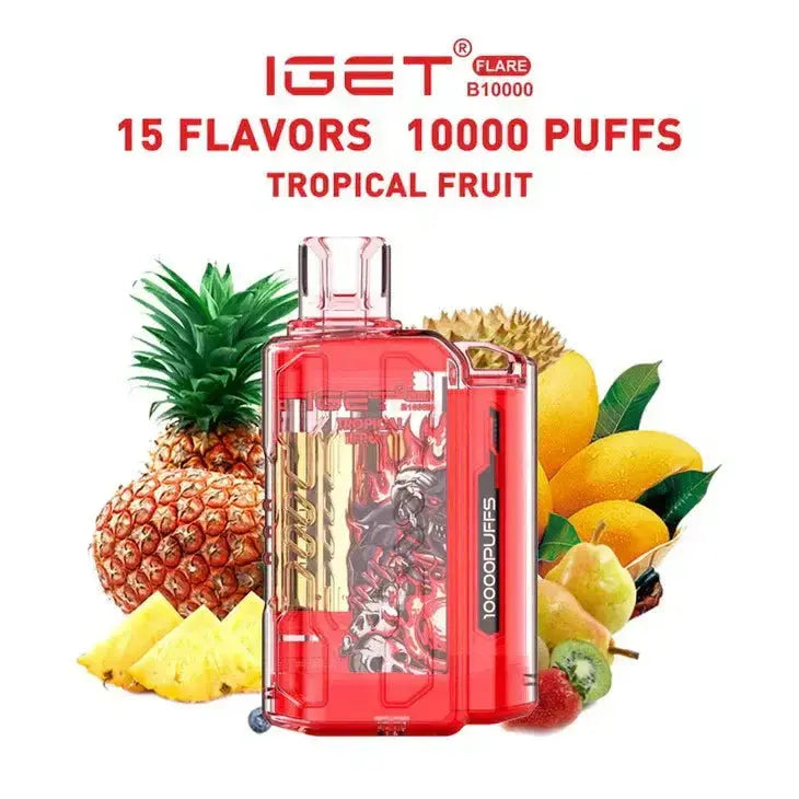 IGET FLARE B10000 – Tropical Fruit - Vape Shop Manali VapeshopManali