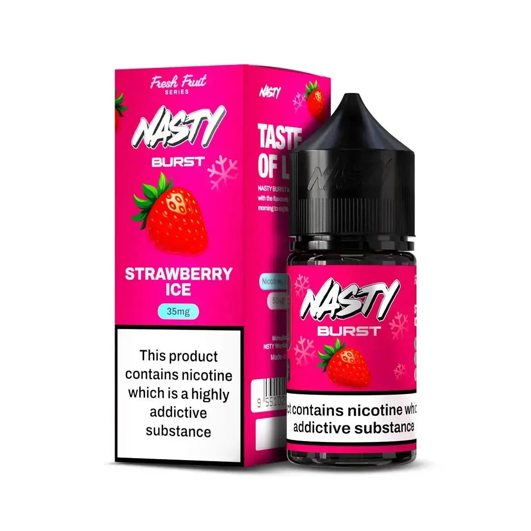 Nasty Burst Nic salts – Strawberry ice - Vape Shop Manali VapeshopManali