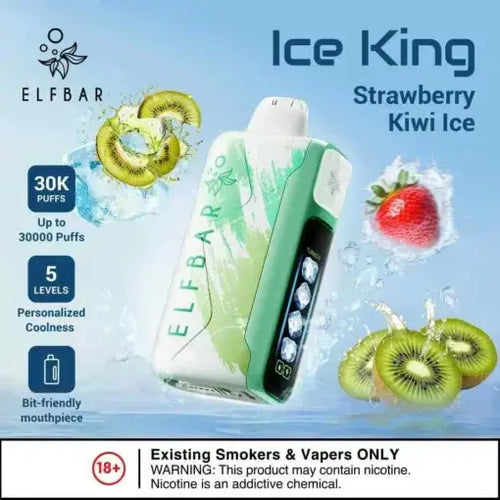 Elf Bar Ice King – Strawberry Kiwi Ice – 30K - Vape Shop Manali VapeshopManali